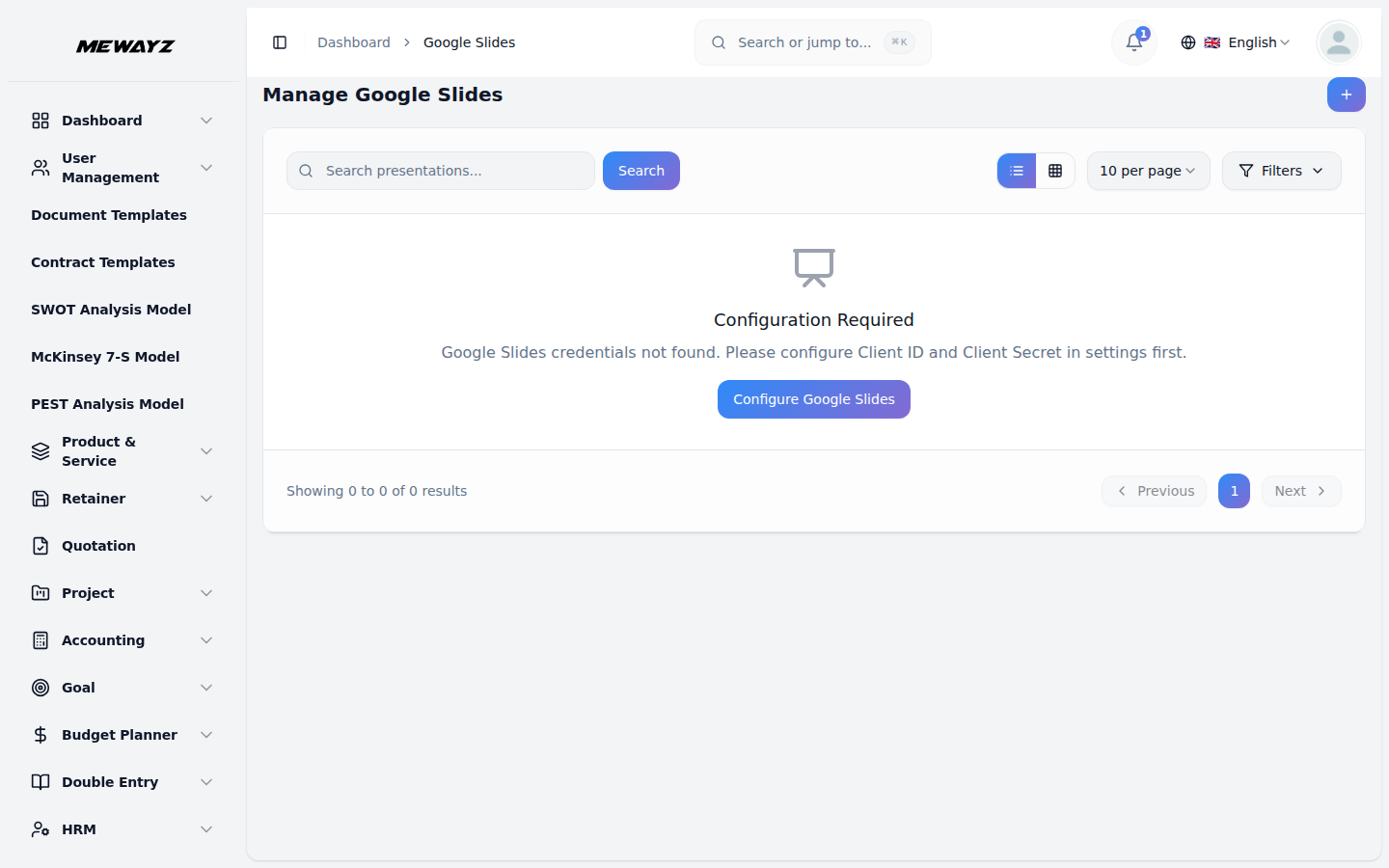 Google Slides Integration - Mewayz